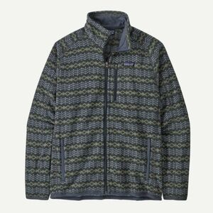 Patagonia Men's Patterned Jacket - Gray and Green